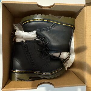 Dr. Martens Black Leather Boots